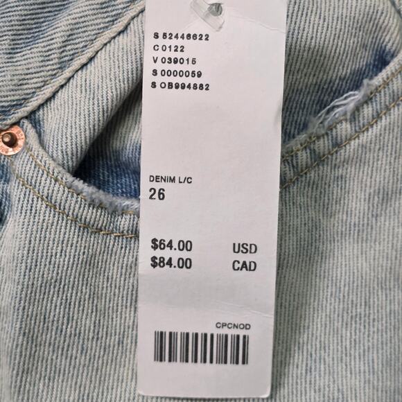 BDG High Rise Bootcut Jeans Women’s 27 Light Wash Distressed Denim NWT - Picture 2 of 8